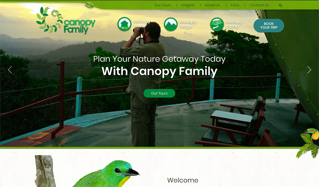 Canopy Family website screenshot