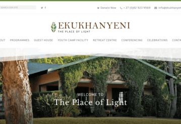 Ekukhanyeni website screenshot