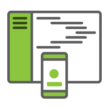 Mobile app development project icon