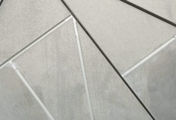 Cropped close up of angular slate floor tiles
