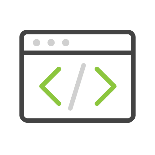 HTML brackets icon