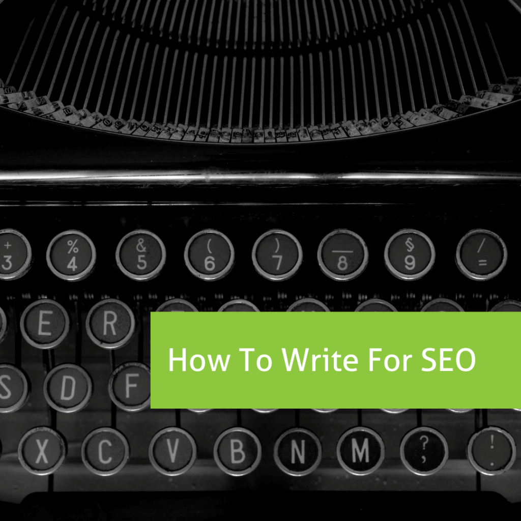 how to write for seo