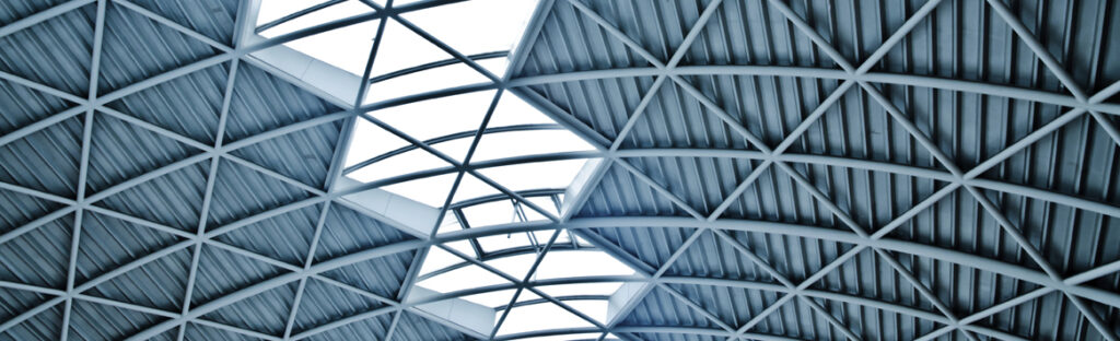 Geometric metal ceiling